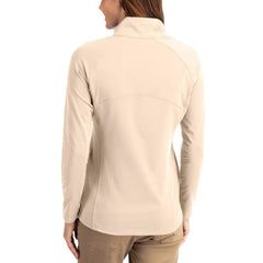 Buffalo Bills Cutter & Buck Women's Throwback Adapt Eco Knit Stretch Recycled Raglan Half-Zip Pullover - Tan - NFL