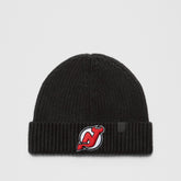 New Jersey Devils lululemon Unisex Close-Fit Wool-Blend Ribbed Beanie - Black | NHL online