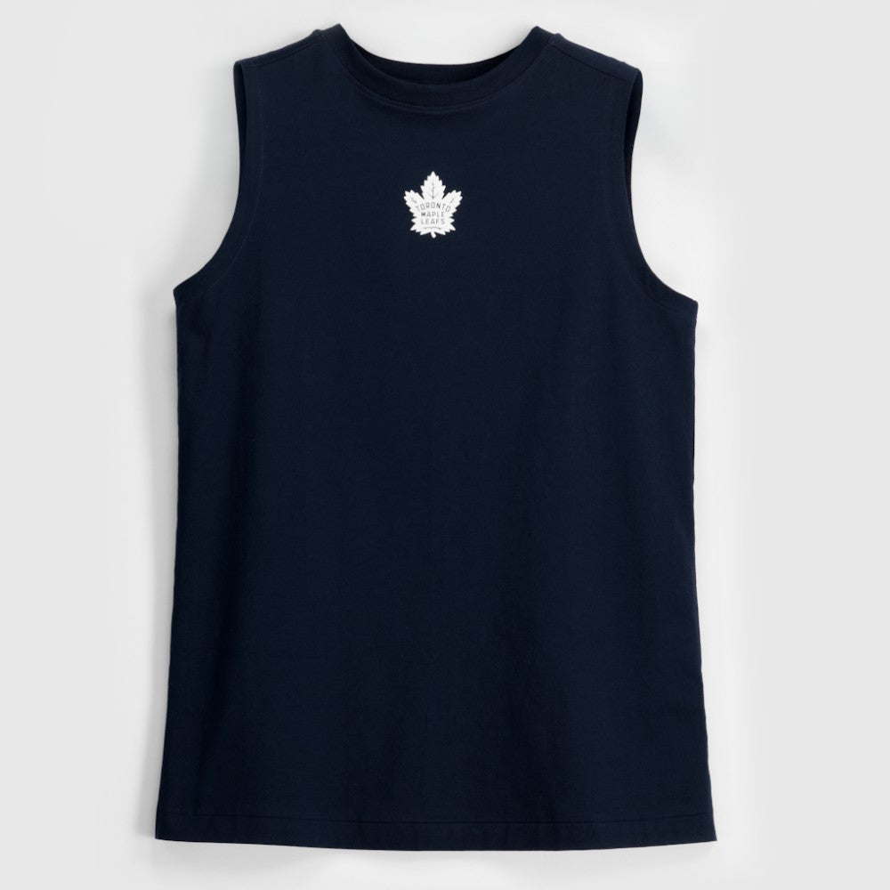 Toronto Maple Leafs lululemon Women's All Yours Organic Cotton Tank Top - True Navy | NHL online