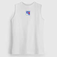 New York Rangers lululemon Women's All Yours Organic Cotton Tank Top - White | NHL Clearance