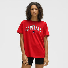 Washington Capitals lululemon Women's All Yours Organic Cotton T-Shirt - True Red | NHL discount