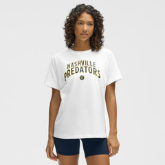 Nashville Predators lululemon Women's All Yours Organic Cotton T-Shirt - White | NHL discount