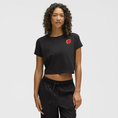 Calgary Flames lululemon Women's Cates T-Shirt - Black | NHL online