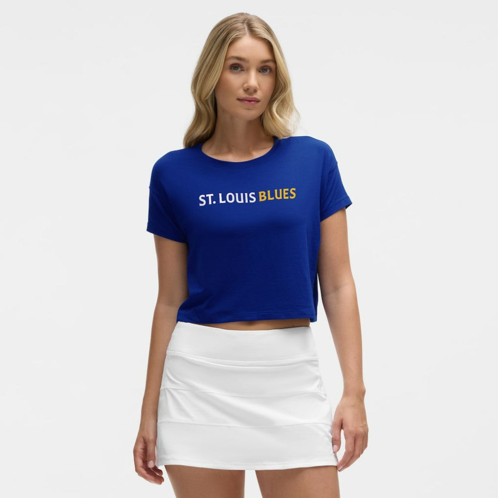 St. Louis Blues lululemon Women's Cates T-Shirt - College Cobalt | NHL sale