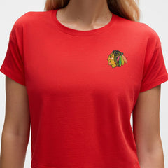 Chicago Blackhawks lululemon Women's Cates T-Shirt - True Red | NHL online