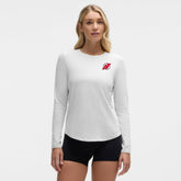 New Jersey Devils lululemon Women's Love Long Sleeve T-Shirt - Heathered Core Ultra Light Grey | NHL Clearance