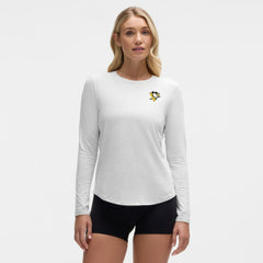Pittsburgh Penguins lululemon Women's Love Long Sleeve T-Shirt - Heathered Core Ultra Light Grey | NHL on sale