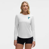 St. Louis Blues lululemon Women's Love Long Sleeve T-Shirt - Heathered Core Ultra Light Grey | NHL online