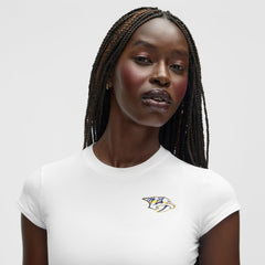 Nashville Predators lululemon Women's Baby T-Shirt - White | NHL online