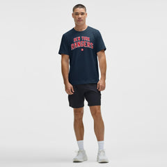 New York Rangers lululemon Organic Cotton Classic-Fit T-Shirt - Blue | NHL Clearance