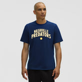Nashville Predators lululemon Organic Cotton Classic-Fit T-Shirt - Blue | NHL near me