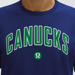 Vancouver Canucks lululemon Organic Cotton Classic-Fit T-Shirt - Larkspur | NHL near me