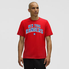 New York Rangers lululemon Organic Cotton Classic-Fit T-Shirt - True Red | NHL sale