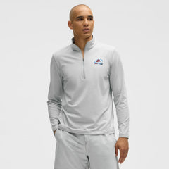 Colorado Avalanche lululemon Soft Jersey Half-Zip Pullover - Heather Gray | NHL Lifestyle