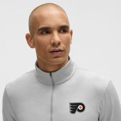 Philadelphia Flyers lululemon Soft Jersey Half-Zip Pullover - Heather Gray | NHL Lifestyle