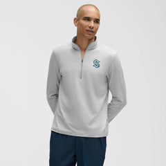 Seattle Kraken lululemon Soft Jersey Half-Zip Pullover - Heather Gray | NHL sale