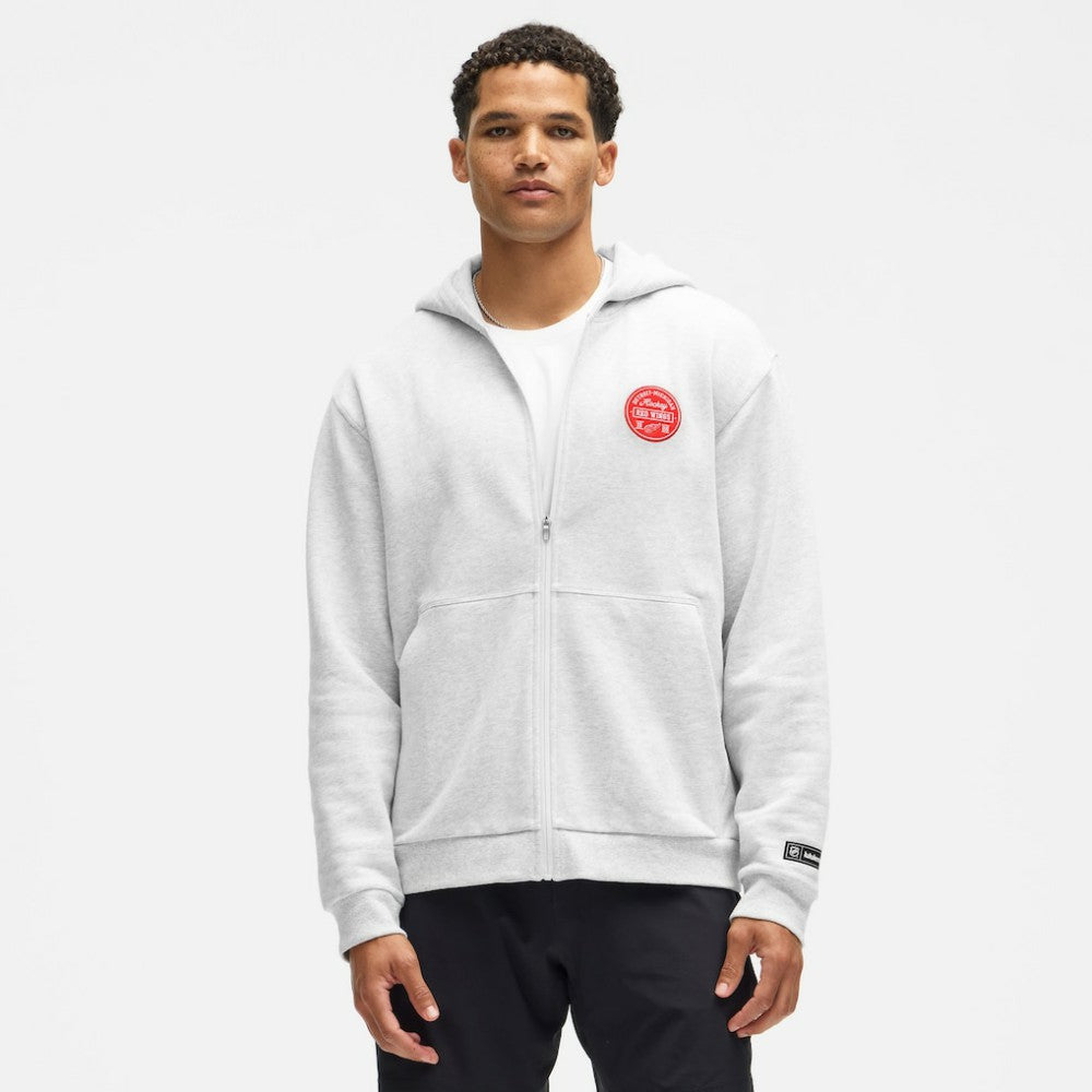 Detroit Red Wings lululemon Steady State Full-Zip Hoodie - Heathered Core Ultra Light Grey | NHL sale
