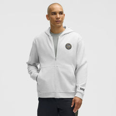 Vegas Golden Knights lululemon Steady State Full-Zip Hoodie - Heathered Core Ultra Light Grey | NHL Clearance