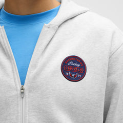 Washington Capitals lululemon Steady State Full-Zip Hoodie - Heathered Core Ultra Light Grey | NHL near me