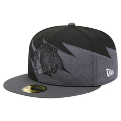 Chicago Blackhawks New Era Spikes 59FIFTY Fitted Hat - Black | New Era near me
