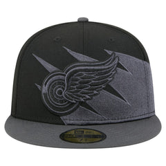 Detroit Red Wings New Era Spikes 59FIFTY Fitted Hat - Black | New Era sale