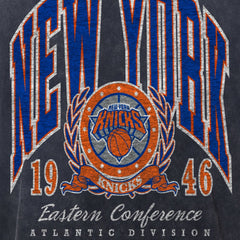 New Era New York Knicks Sport Classics Mineral Washed T-Shirt Black