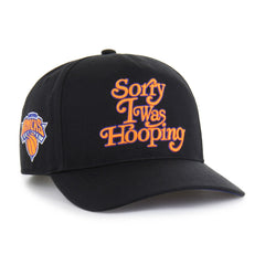 47 brand New York Knicks Brand Seen by '47 Sorry I Was Hooping Hitch Adjustable Hat Black