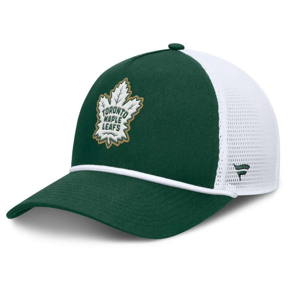 Toronto Maple Leafs Fanatics Bermuda A-Frame Adjustable Hat - Green/White | Fanatics Clearance