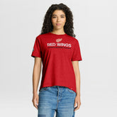Detroit Red Wings Fanatics Women's Centennial T-Shirt - Red | Fanatics Clearance