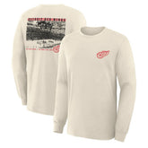 Detroit Red Wings Fanatics Centennial Legacy Long Sleeve T-Shirt - Beige | Fanatics Clearance
