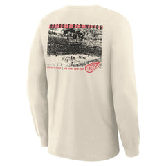 Detroit Red Wings Fanatics Centennial Legacy Long Sleeve T-Shirt - Beige | Fanatics Clearance