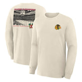 Chicago Blackhawks Fanatics Centennial Legacy Long Sleeve T-Shirt - Beige | Fanatics on sale