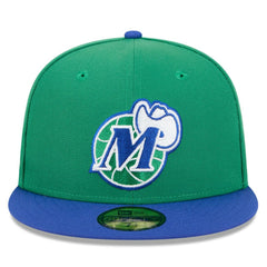 New Era Dallas Mavericks 2025/26 Classic Edition Jersey Hook 59FIFTY Fitted Hat Green/Blue