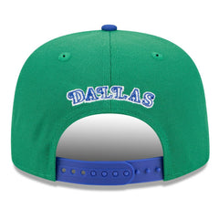 New Era Dallas Mavericks 2025/26 Classic Edition Jersey Hook A-Frame 9FIFTY Snapback Hat Green/Blue