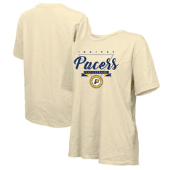 Indiana Pacers Majestic Threads Women's Oversized T-Shirt Cream
