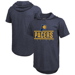 Indiana Pacers Majestic Threads Tri-Blend Hoodie T-Shirt Navy