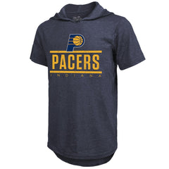 Indiana Pacers Majestic Threads Tri-Blend Hoodie T-Shirt Navy