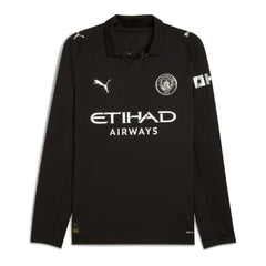 Puma - Manchester City 2025/26 Away Replica Long Sleeve Jersey - Black