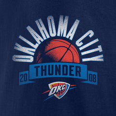 Oklahoma City Thunder Women's '90s Graphic V-Neck T-Shirt Navy