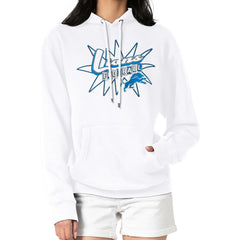 Detroit Lions Starter Women's Drive-In Sign Pullover Hoodie - White - NFL
