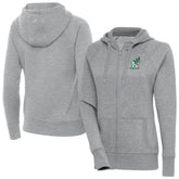 Mexico National Team Antigua Women's Takeover Full-Zip Hoodie Heather Gray