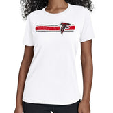 Atlanta Falcons Starter Women's Team Stripe T-Shirt - White - NFL
