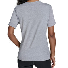 Cleveland Browns Starter Women's Arch Stripe T-Shirt - Gray - NFL