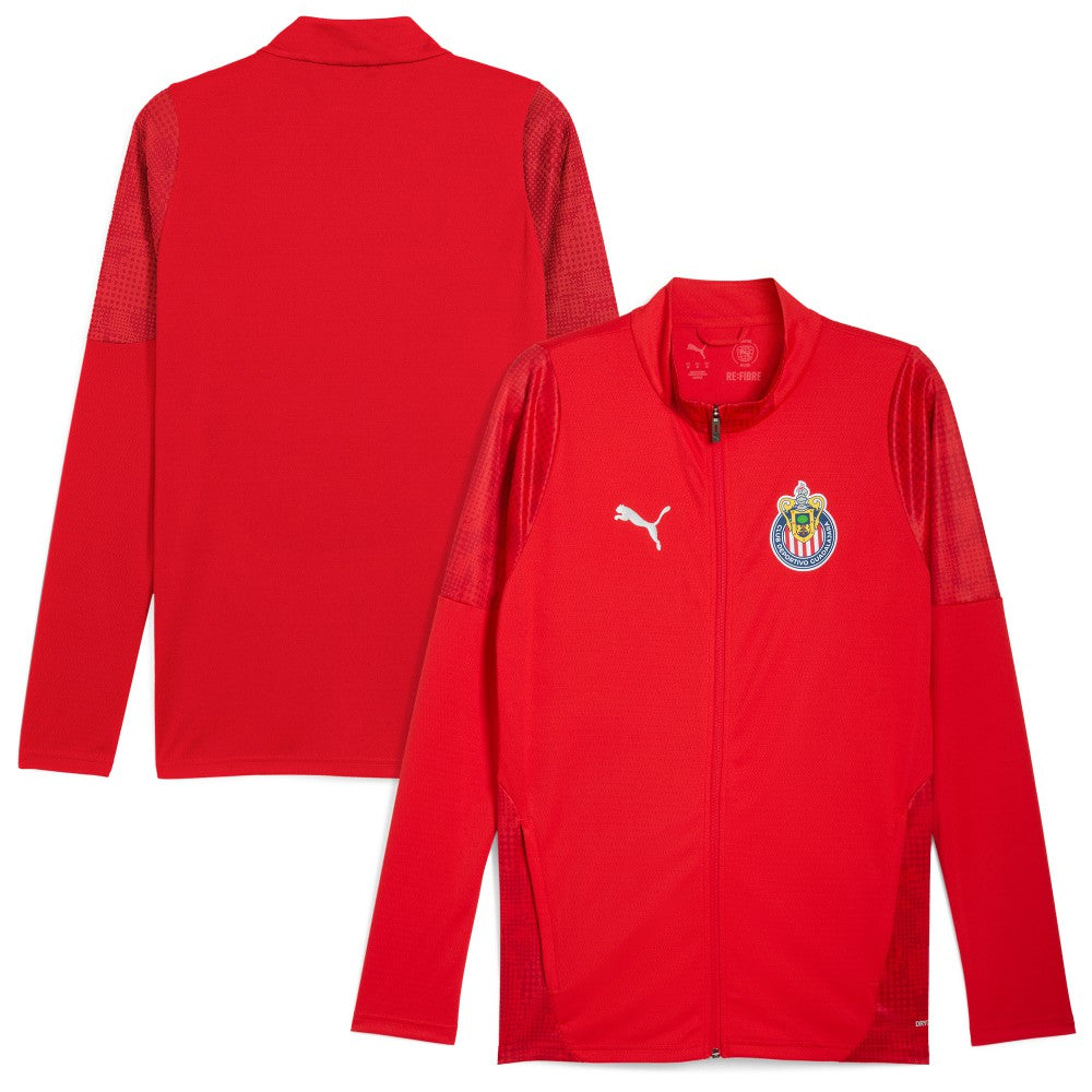 Puma - Chivas 2025/26 dryCELL Full-Zip Training Jacket - Red