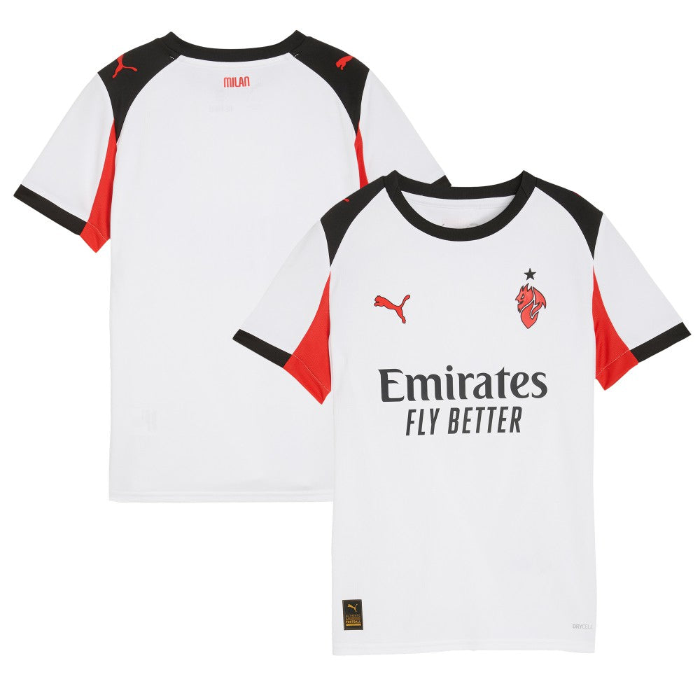 Puma - AC Milan Youth 2025/26 Replica Jersey - White