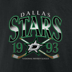Dallas Stars Retro Cross Sticks T-Shirt - Black | NHL near me