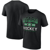 Dallas Stars Retro Stripe T-Shirt - Black | NHL discount