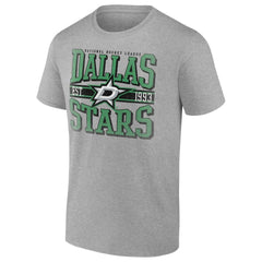 Dallas Stars Retro Vibe T-Shirt - Heather Gray | NHL on sale