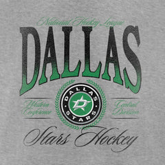 Dallas Stars Women's Retro Script V-Neck T-Shirt - Gray | NHL Clearance