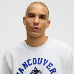 Vancouver Canucks lululemon Steady State Crew - Heathered Core Ultra Light Grey | NHL near me